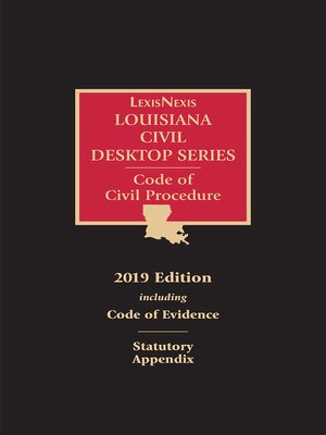 cover image of LexisNexis Louisiana Civil Desktop Series